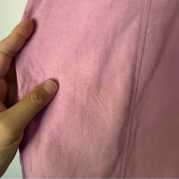 ILANA KOHN lilac lavender pink purple cotton balloon barrel wide leg pants - Picture 4 of 7